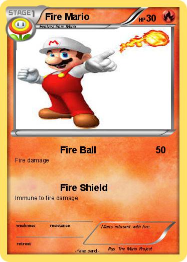 Pokemon Fire Mario