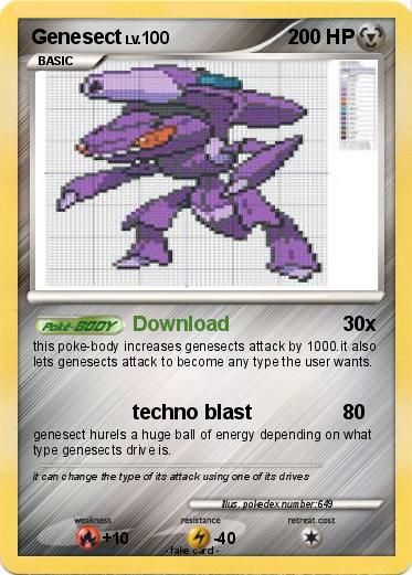 Pokemon Genesect