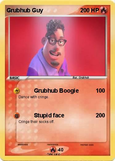Pokemon Grubhub Guy