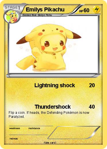Pokemon Emilys Pikachu