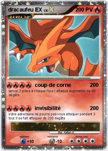 Pokemon dracaufeu EX