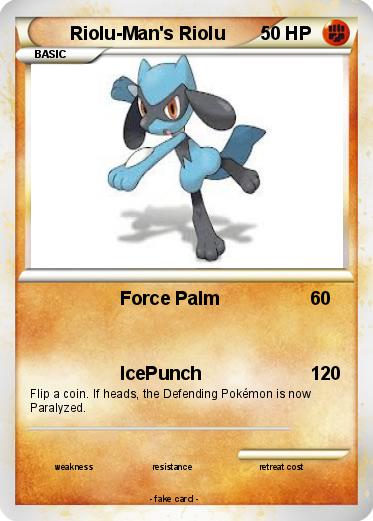 Pokemon Riolu-Man's Riolu