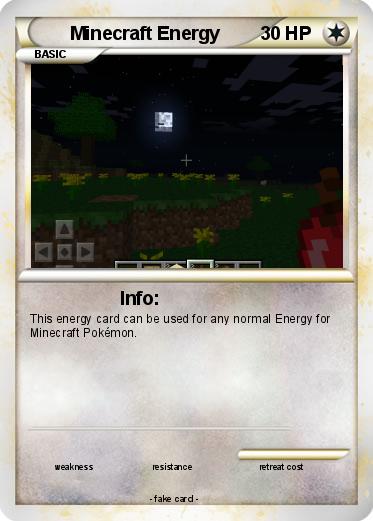 Pokemon Minecraft Energy