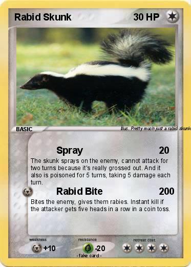 Pokemon Rabid Skunk