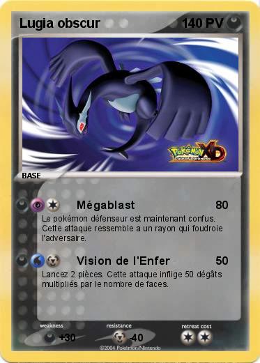 Pokemon Lugia obscur