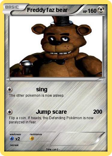 Pokemon Freddy faz bear