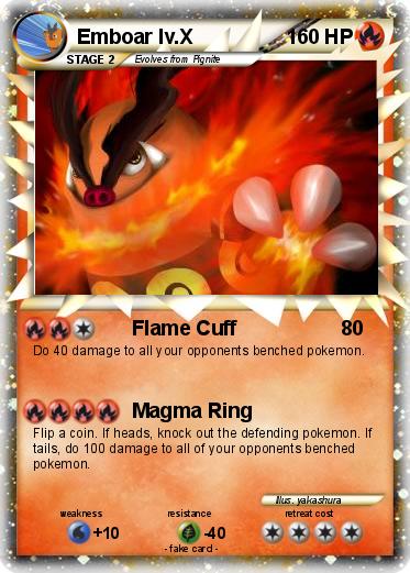 Pokemon Emboar lv.X