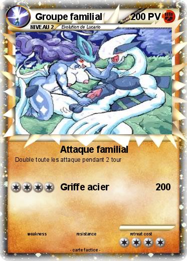 Pokemon Groupe familial
