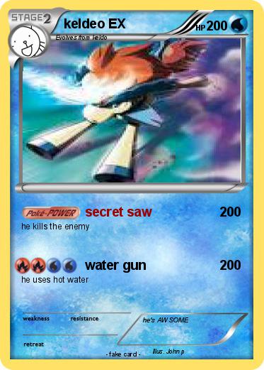 Pokemon keldeo EX
