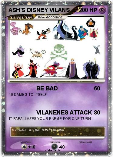 Pokemon ASH'S DISNEY VILANS