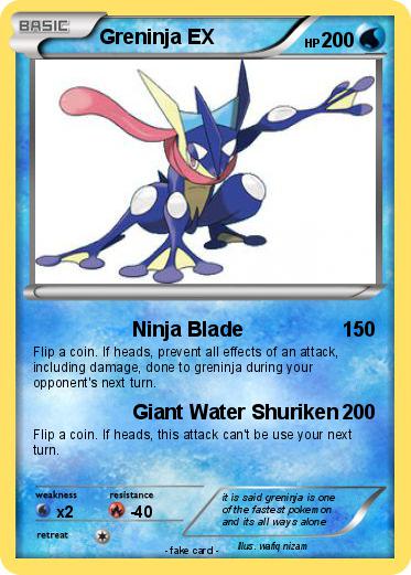 Pokemon Greninja EX
