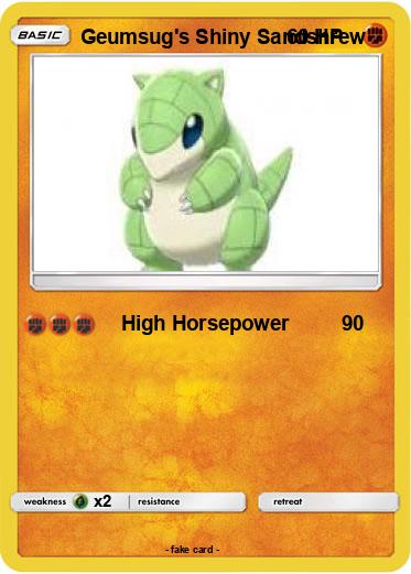 Pokemon Geumsug's Shiny Sandshrew