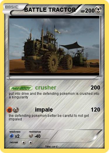 Pokemon BATTLE TRACTOR