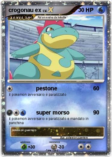 Pokemon crogonau ex