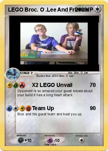 Pokemon LEGO Broc. O .Lee And Friends