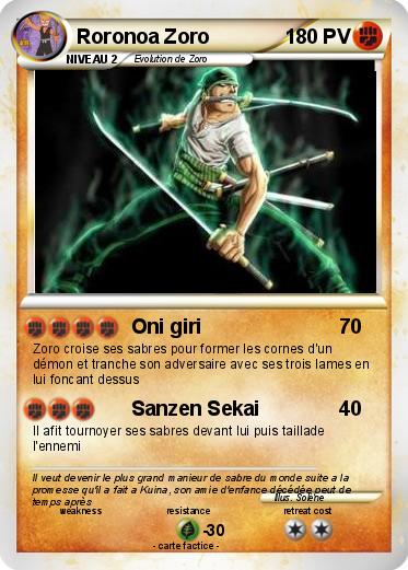Pokemon Roronoa Zoro