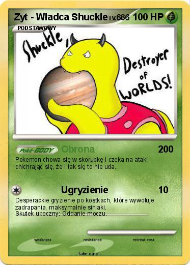 Pokemon Zyt - Władca Shuckle