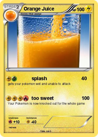 Pokemon Orange Juice