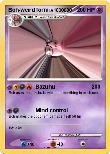 Pokemon Boh-weird form