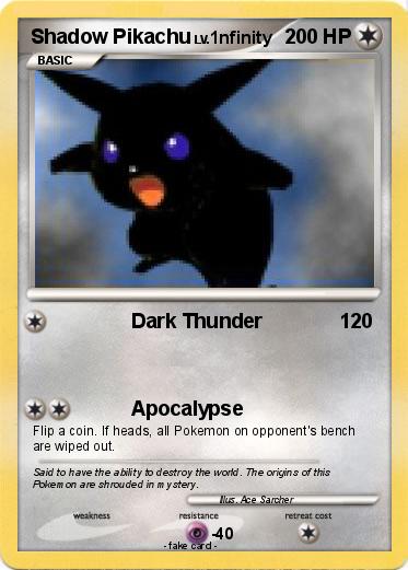 Pokemon Shadow Pikachu