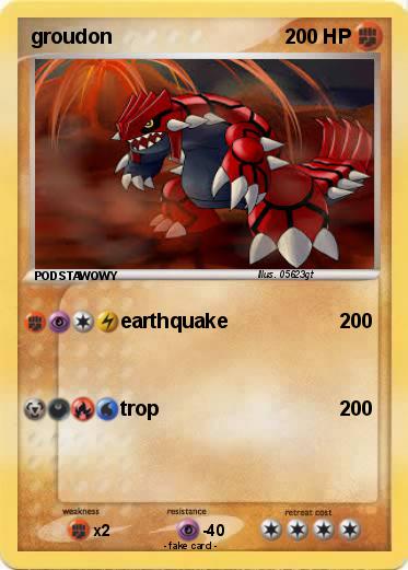 Pokemon groudon