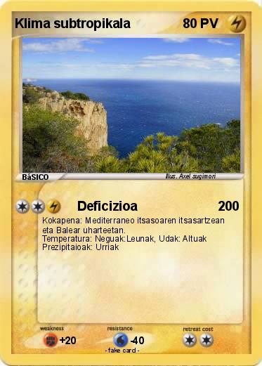 Pokemon Klima subtropikala