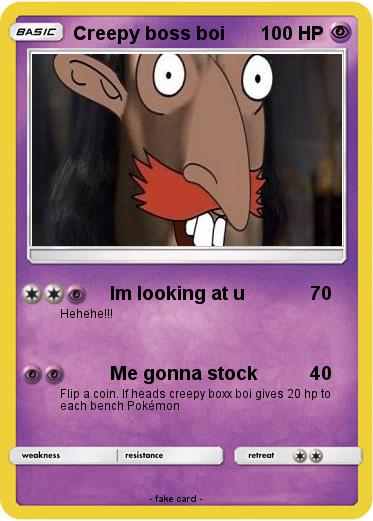 Pokemon Creepy boss boi