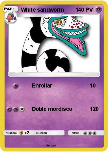 Pokemon White sandworm