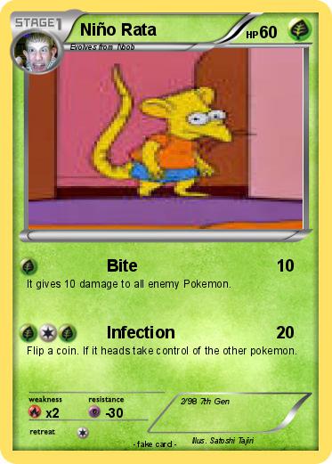 Pokemon Niño Rata