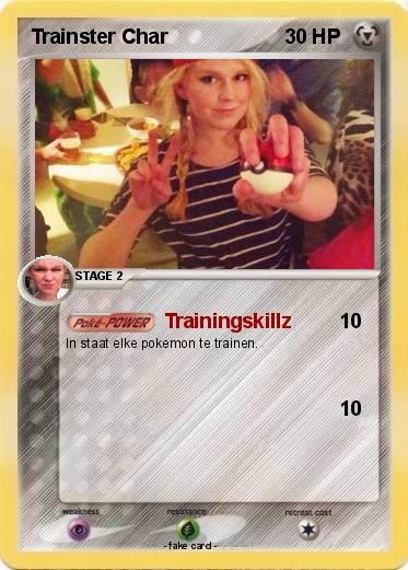 Pokemon Trainster Char