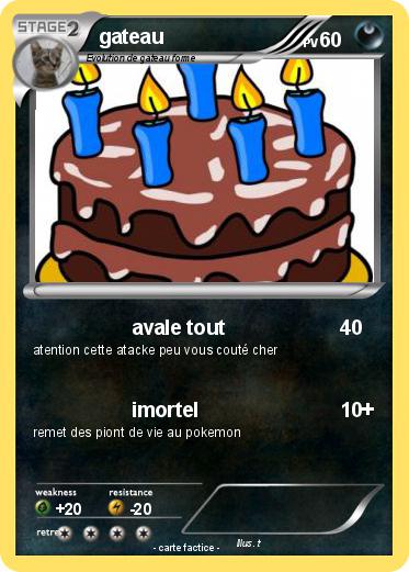 Pokemon gateau