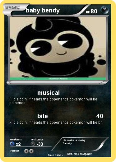 Pokemon baby bendy