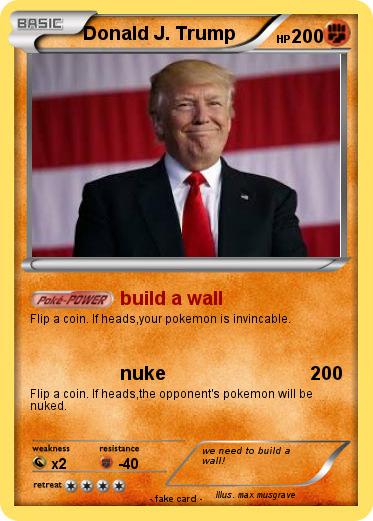Pokemon Donald J. Trump