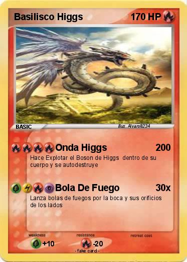 Pokemon Basilisco Higgs