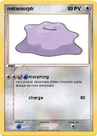 Pokemon métamorph