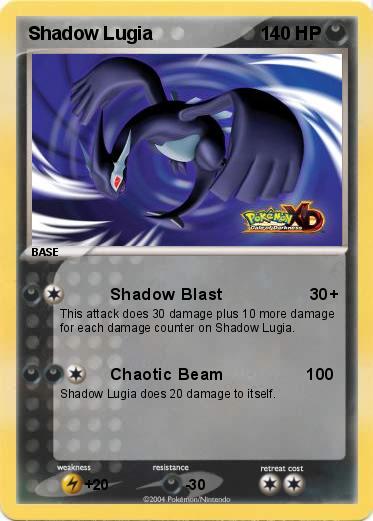 Pokemon Shadow Lugia