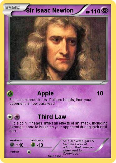 Pokemon Sir Isaac Newton
