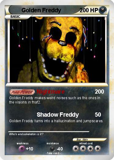 Pokemon Golden Freddy