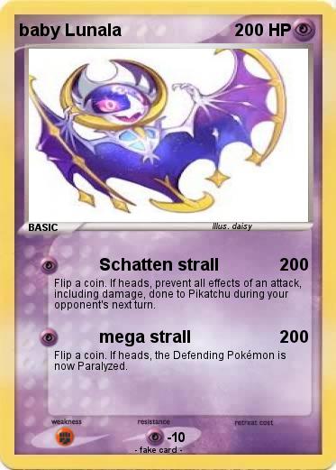 Pokemon baby Lunala
