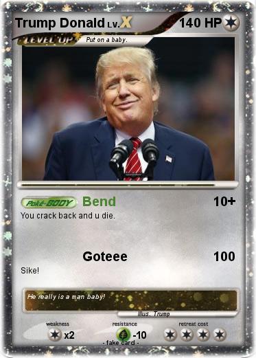 Pokemon Trump Donald