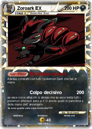 Pokemon Zoroark EX