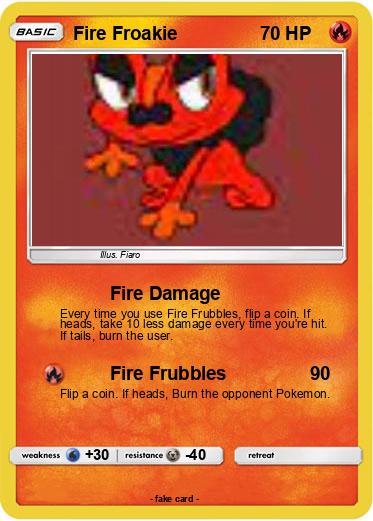Pokemon Fire Froakie
