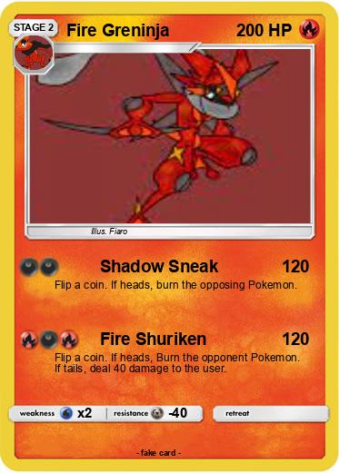 Pokemon Fire Greninja