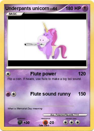 Pokemon Underpants unicorn