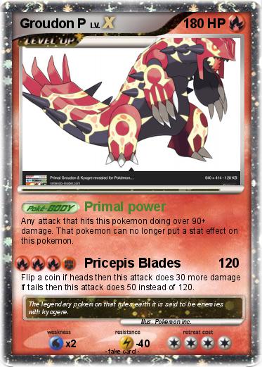 Pokemon Groudon P