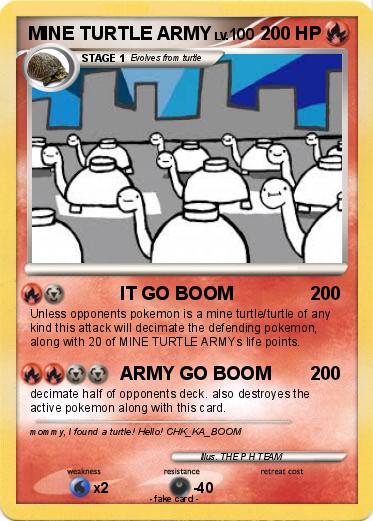 Pokemon MINE TURTLE ARMY