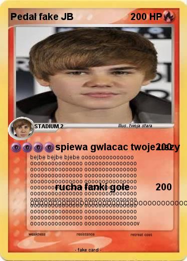 Pokemon Pedał fake JB