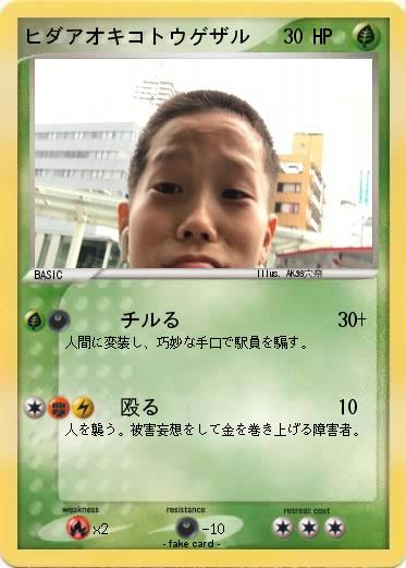 Pokemon ヒダアオキコトウゲザル