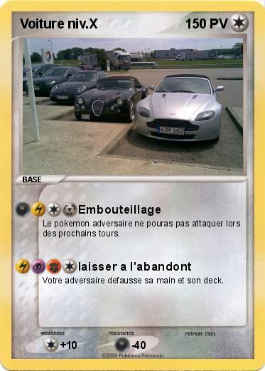 Pokemon Voiture niv.X