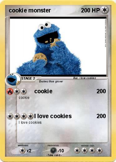 Pokemon cookie monster